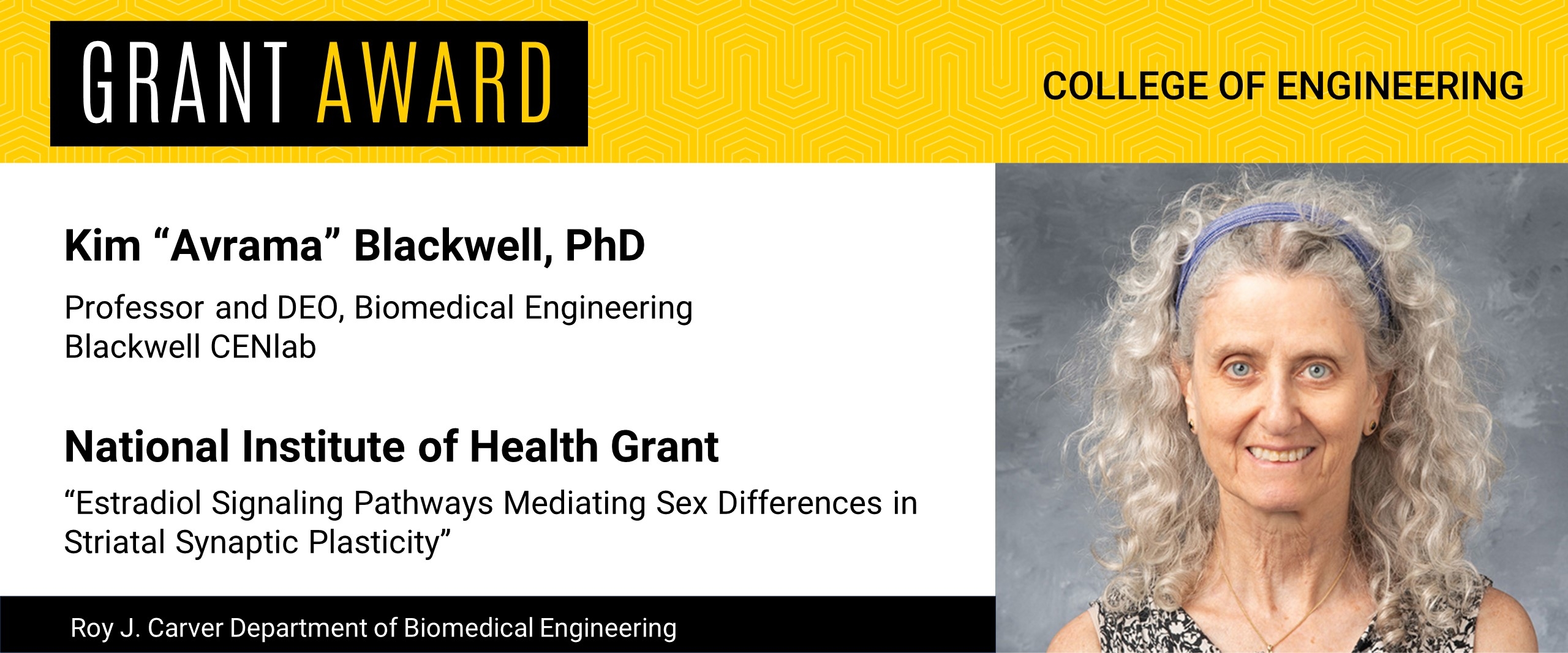 2024.04.03 Kim Blackwell NIH Grant Award