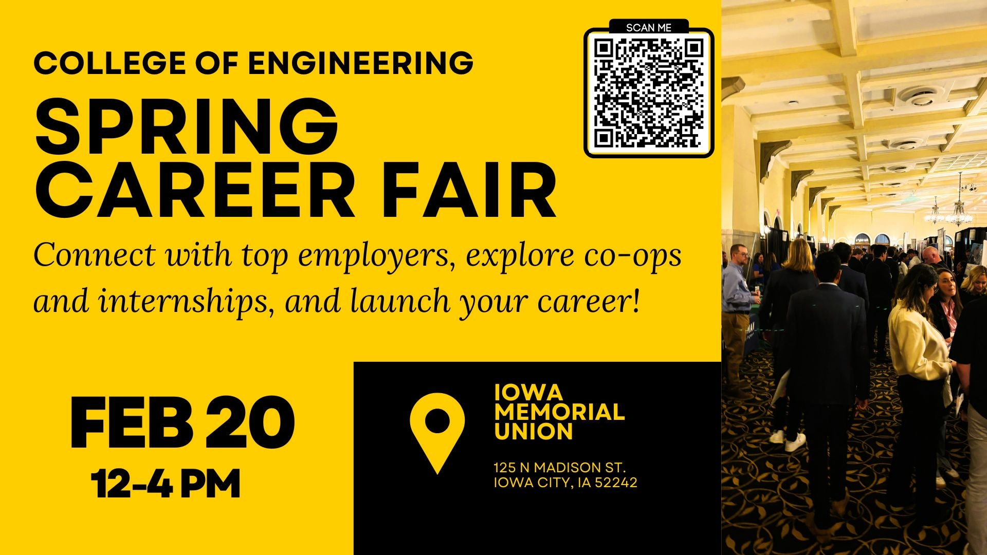 Spring Career Fair, Feb 20th IMU