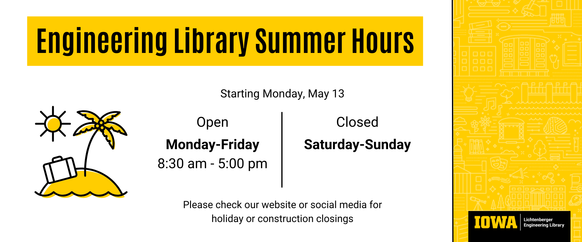 Library Hours Summer 2024