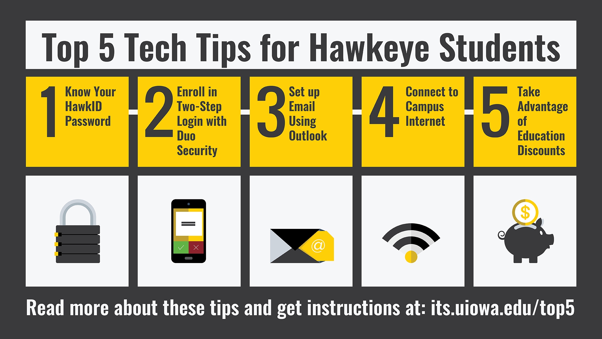 Top 5 Tech Tips for Hawkeye Students