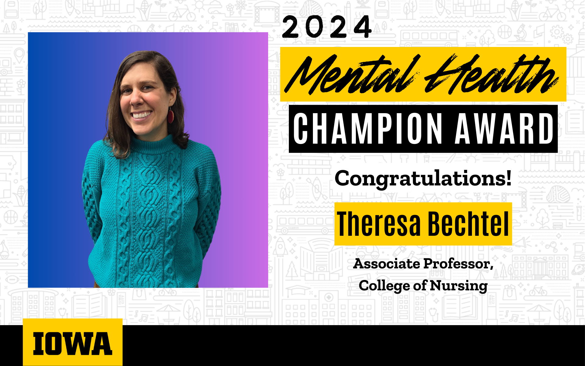 Theresa Bechtel Mental Health Champion Award