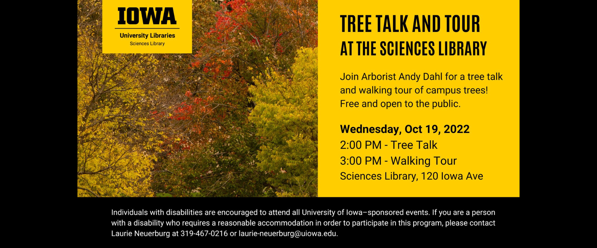 Tree Talk and Tour Oct 2022