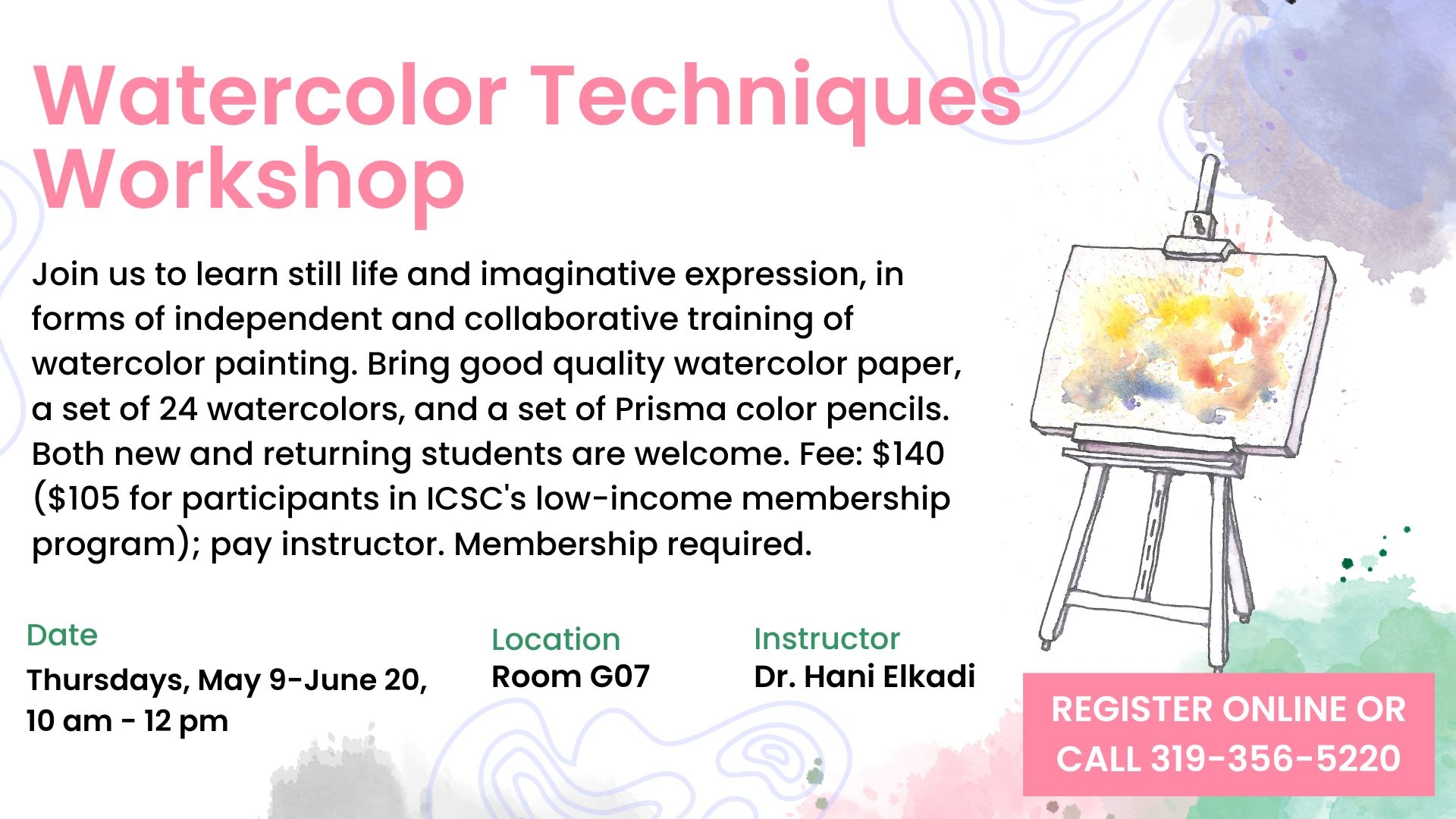 Watercolor Techniques Workshop