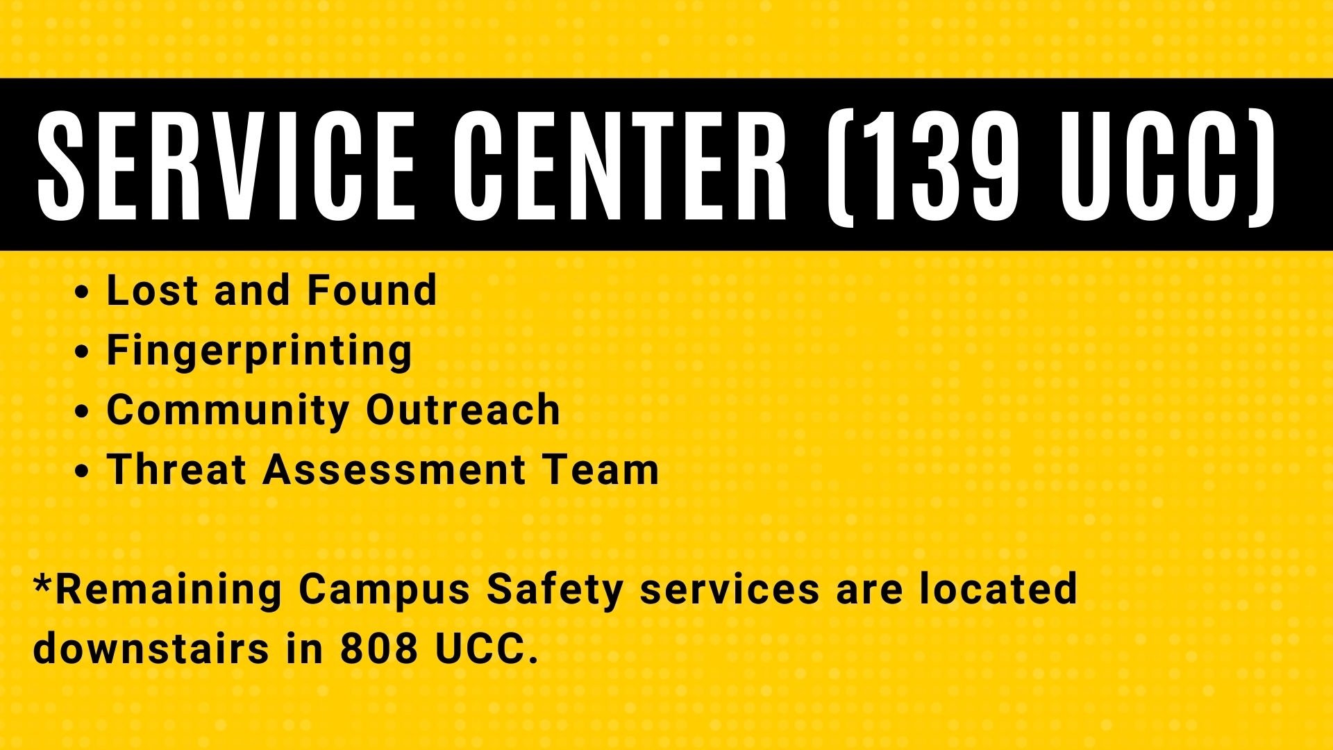 Service Center 139 UCC